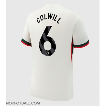 Billige Fotballdrakt Chelsea Levi Colwill #6 Replika Bortedrakt 2025-26 Kortermet